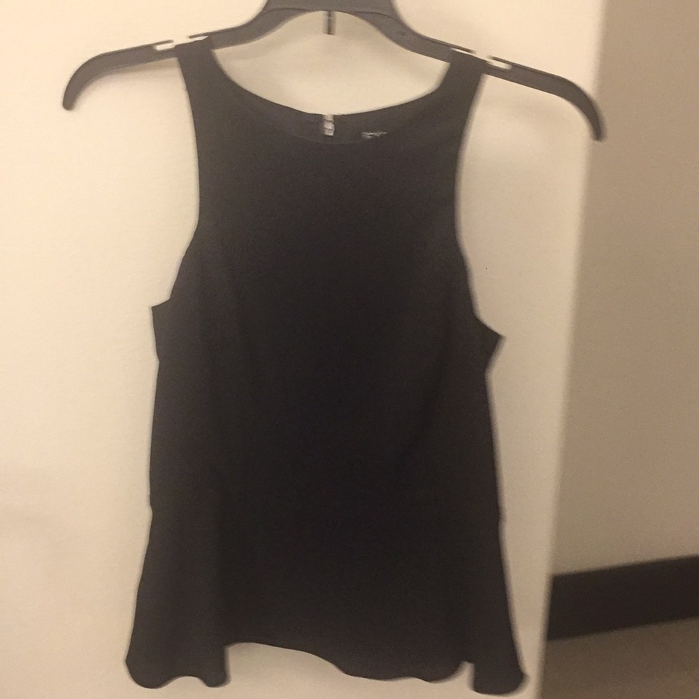 Express Black Peplum Top